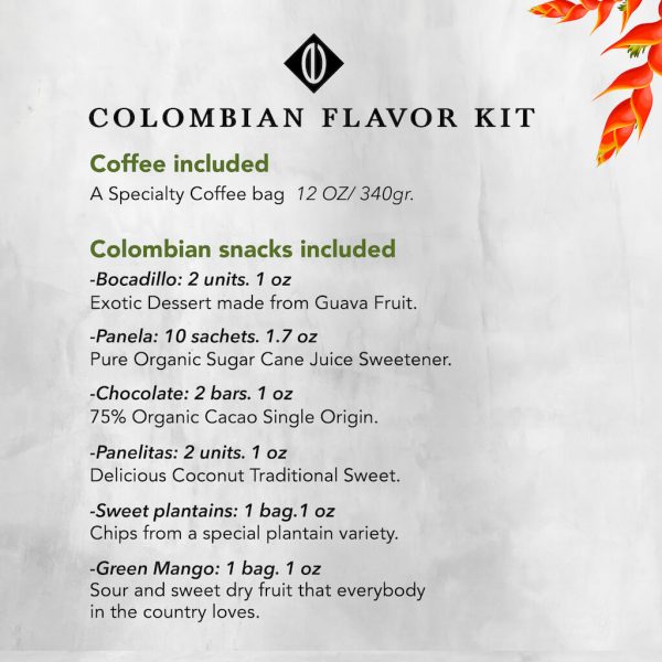 Colombia flavor kit. Colombian Snacks